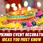 mehndi event decoration
